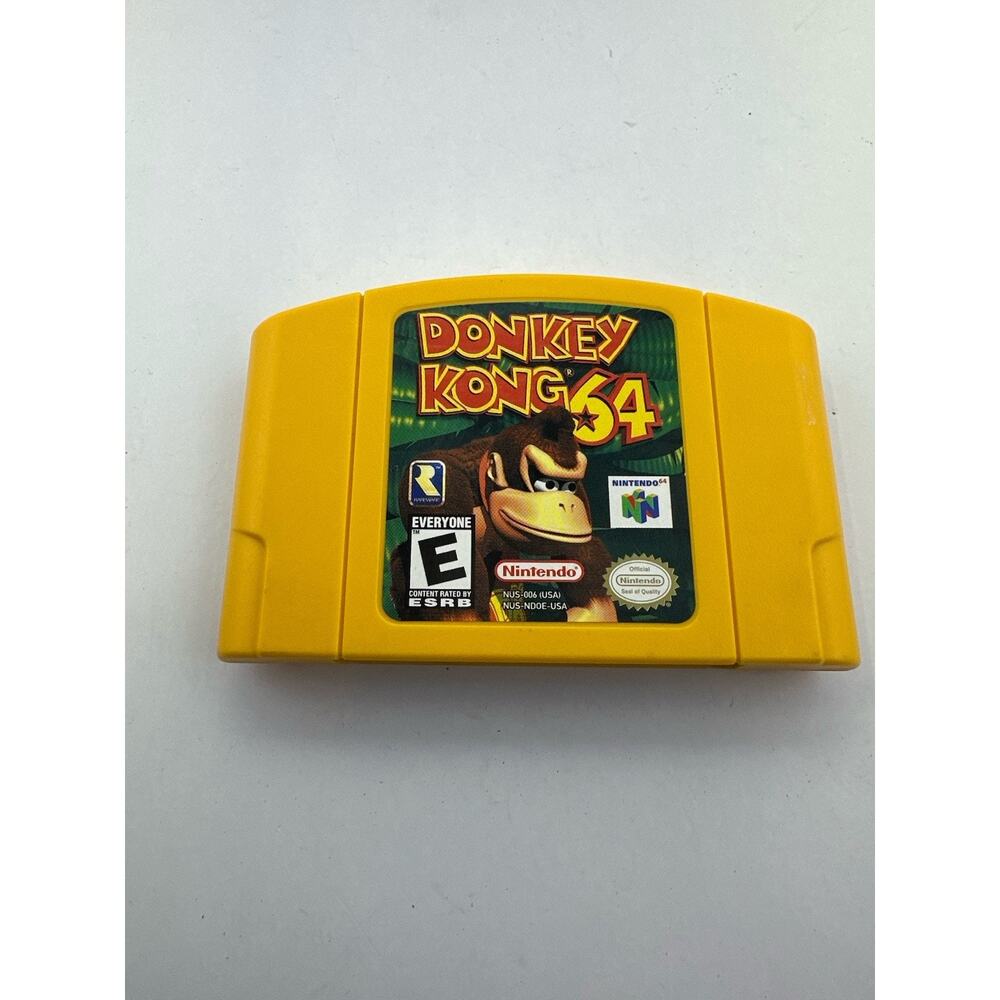 Donkey Kong 64 Nintendo N64 1999 Authentic Tested Saves Vintage Retro Gaming